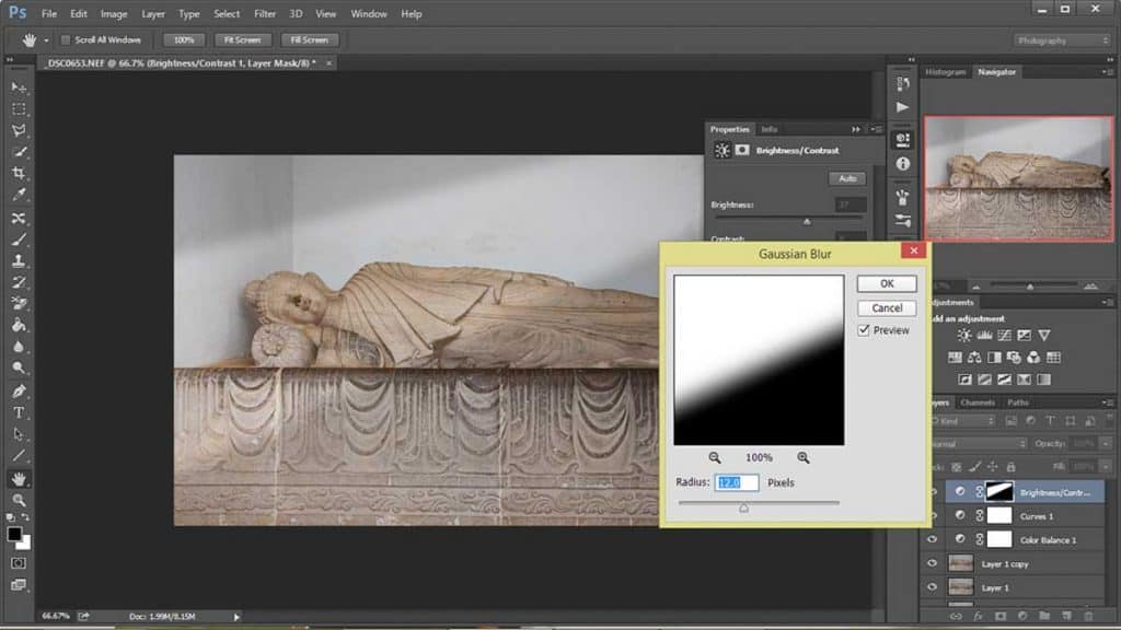 Sharpening & Exposure Adjustment