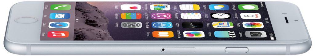 The new iPhone 6 with touch screen to focus when in photo mode
