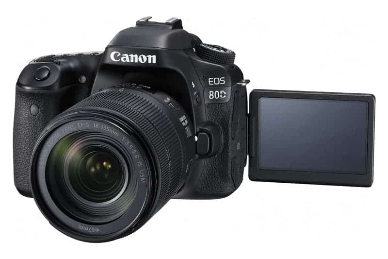 Canon eos 80d review: LCD EOS 80D