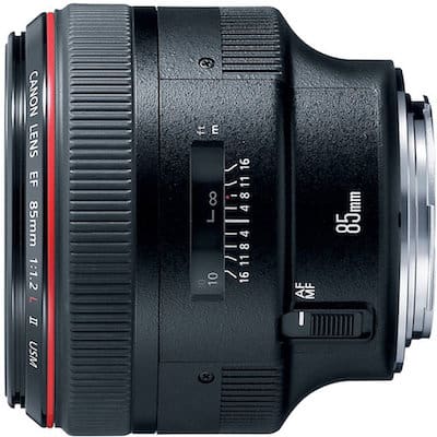 Best Portrait Lens for Canon Rebel: EF 85mm f/1.2L II USM