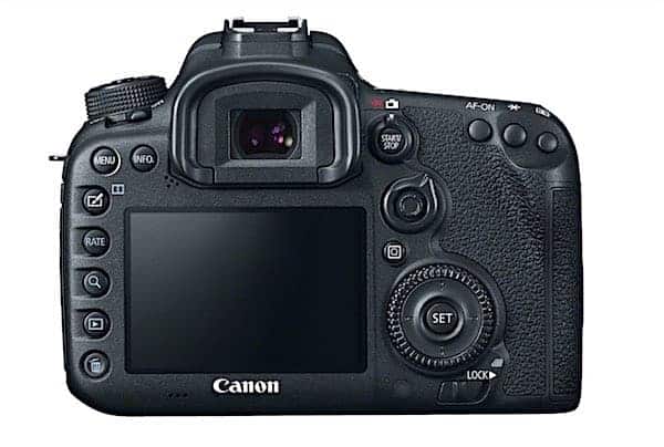 EOS D7 II fixed LCD on back