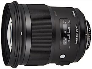 Best 50mm Lens for Nikon DSLR cameras: Sigma 50mm F1.4 DG HSM Art Lens