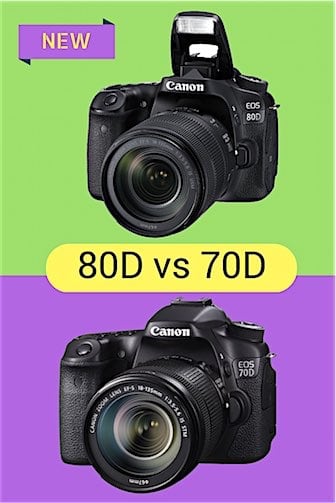 Canon EOS 80D vs Canon EOS 70D