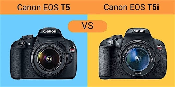 Canon EOS T5 vs Canon EOS T5i: What is the difference?