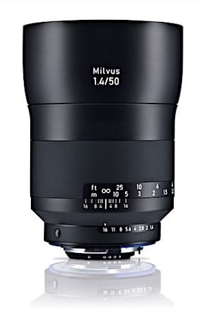 Zeiss Milvus 50mm f/1.4 ZF.2 Lens for Nikon F