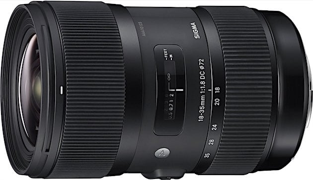 Sigma 18-35mm F1.8 DC HSM Lens (Black)