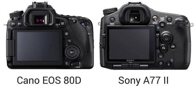 Canon and Sony LCD Screens