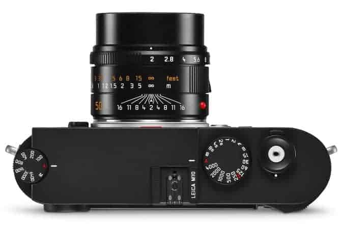 Leica M10 Top Dials and Lens