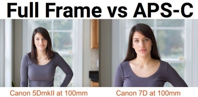 Crop Sensor vs Full Frame DSLR Sensor Sample Image