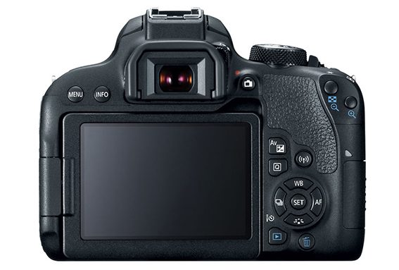 Canon Rebel T7i rear view