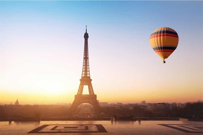 Eiffel Tower during Day can be sold on Shutterstock. The same Property requires a release when shot at night (or can only be sold as editorial image).