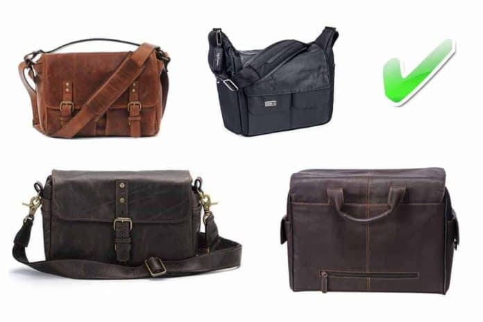 Four choices of the best leather camera sling bags.