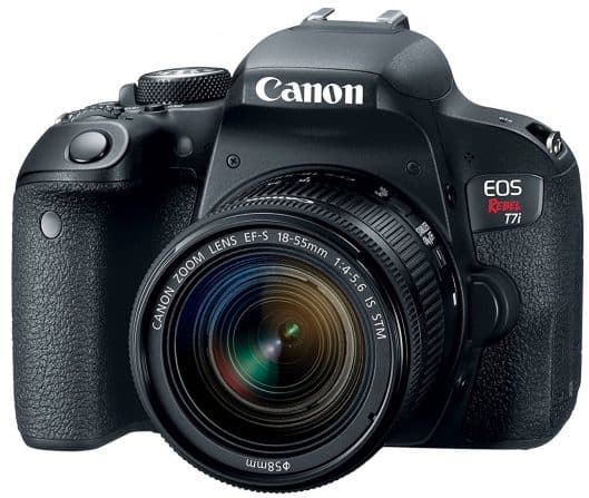 Great for Bloggers: the Canon EOS REBEL T7i with the EF-S 18-55 IS STM Kit