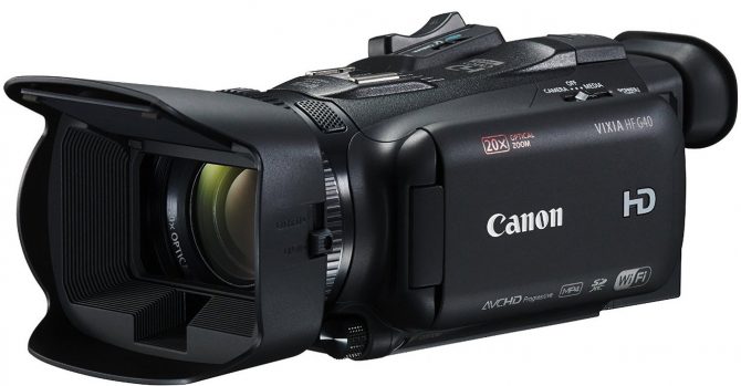 Canon Vixia HFG40 camcorder