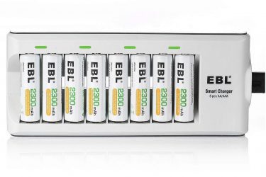 EBL 8 Bay Smart AA/AAA Battery Charger