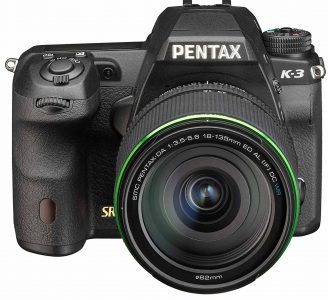 Pentax K-3 (w/ 18-135mm kit lens) vacation camera