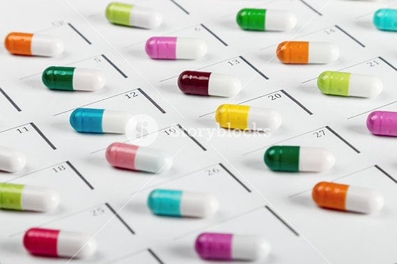 Storyblocks Review pill still life stock photography