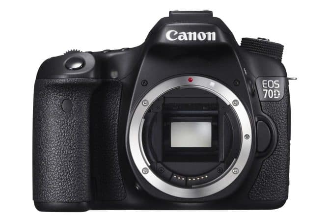 Still one of the most presented DSLRs: the Canon EOS 70D