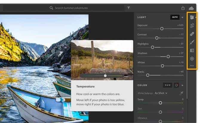 Lightroom CC (Trimmed Down Editing Functionality)