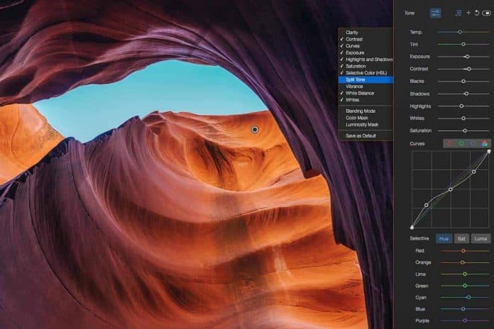 Picktorial adjustment options