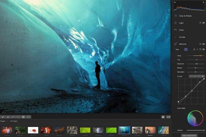 Picktorial workflow screenshot