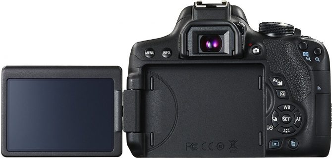 The Canon EOS 750D (T6i) also a great DSLR under $1,000!
