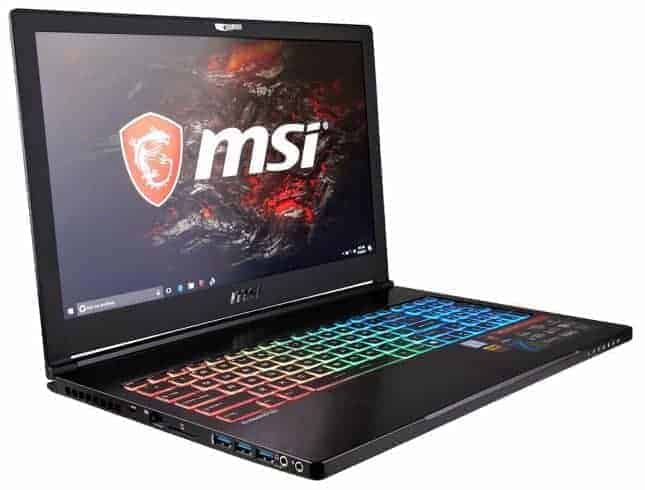 CUK MSI GS63VR Stealth Pro Gamer VR Ready