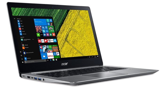 Acer Swift 3, 8th Gen Intel Core i5-8250U, NVIDIA GeForce MX150, 14" Full HD, 8GB LPDDR3, 256GB SSD, SF314-52G-55WQ