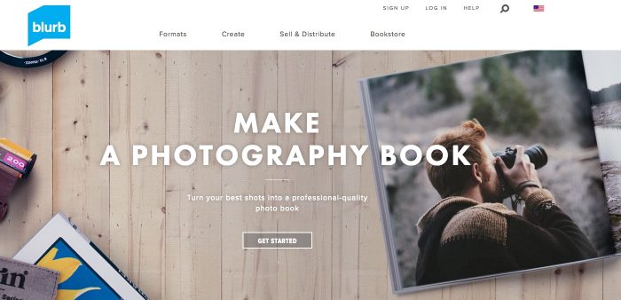 3. Make a Photobook with your Instagram Photos using Blurb, Website Screenshot from: https://www.blurb.com/professional-photo-books