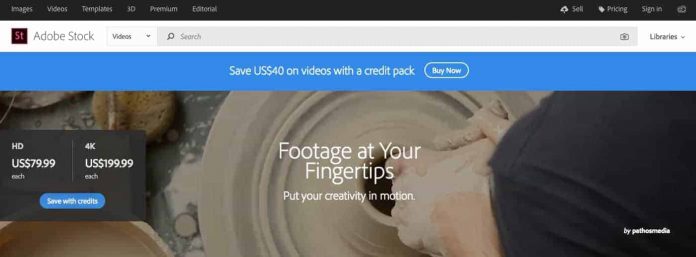Adobe Stock Videos supports creators to bring their best ideas to life with the best in stock footage (Screenshot Stock.Adobe.com)