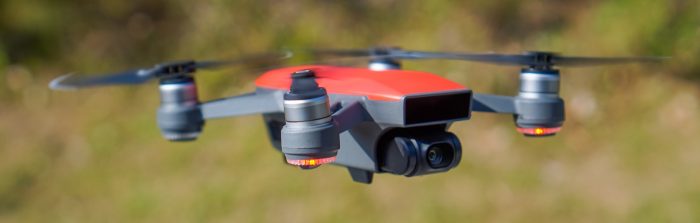 DJI Spark Drone in Flight