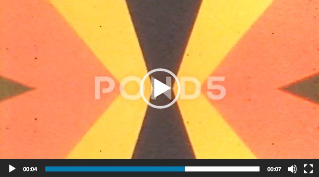 Vintage 8Mm Film - Psychedelic Transition 07 Mirror