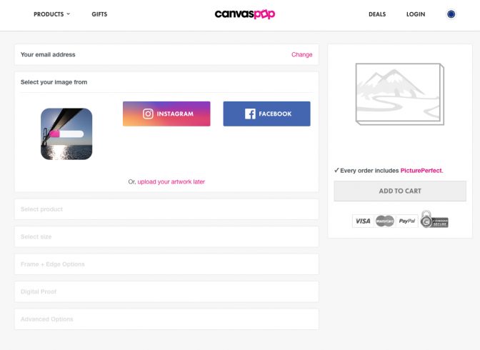 CanvasPop Uploading Image: Order Process Review