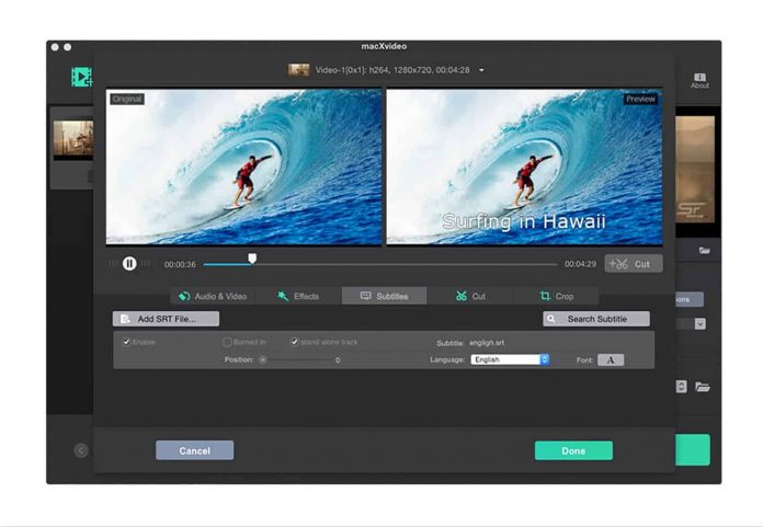 editing software subtitles
