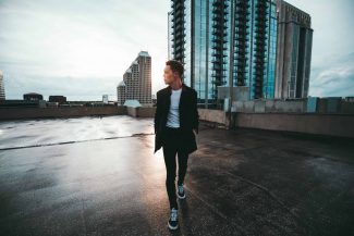 Rooftop full body portrait