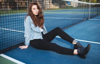 Portrait Photo on the Tennis Court