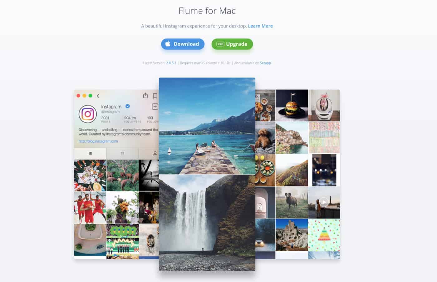 Flube App for Mac - a beautiful Instagram experience for your Mac Desktop