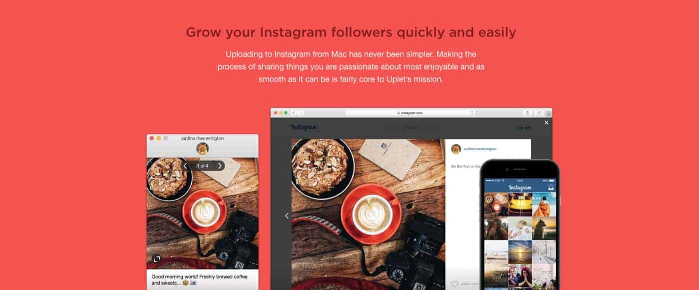Uplet - Grow your Instagram followers quickly and easily from your Mac