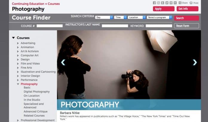 Free Online Photography Course by the School of Visual Arts