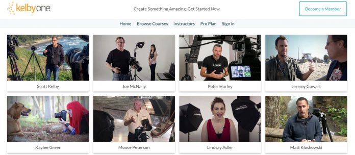 KelbyOne Photography Courses - Some courses are are free to access.