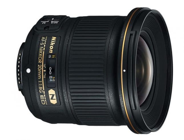 Nikon AF-S NIKKOR 20mm f/1.8G ED Lens
