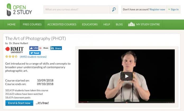 The Art of Photography (PHOT)