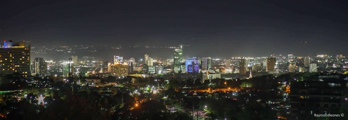 panoramic nightview of Cebu