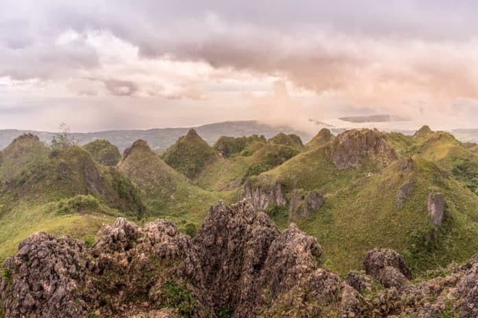 View from Osmena Peak near Oslob, Cebu, Philippines