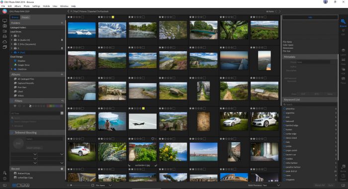 ON1 Photo RAW 2019 Review - layout