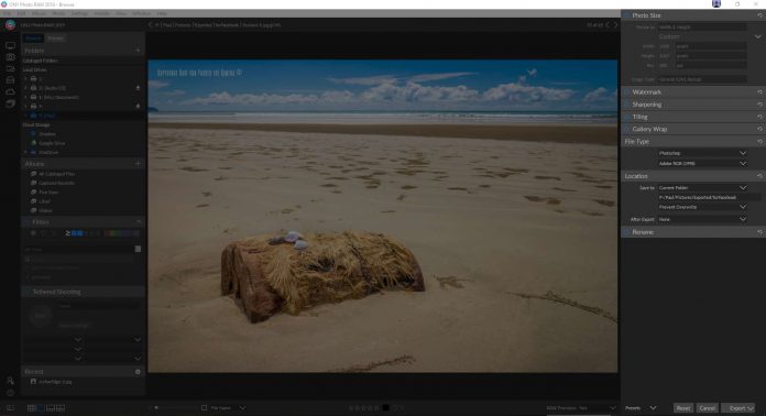 ON1 Photo RAW 2019 Review - exporting
