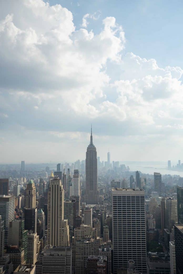 top of the Rockefeller center