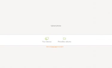 Photobox Valentines Gifts review - Uploading photos