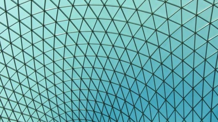 Dazzling roof of the British Museum