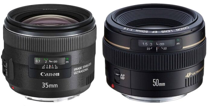 50mm lens vs 35mm lens